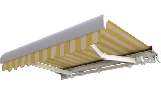 Karakteristisk PALLADIO patio awning PREMIUM in cassette