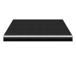 Regntät utfällbar markis