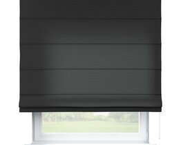 Roman Shades för burspråk i vardagsrummet