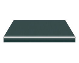 Utdragbar markis för uteplatsgrön