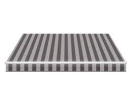 Randig markis för uteplats