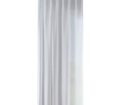 Gardin med veck i flexibla 1-kanter