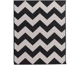 Dywan Modern Chevron svart/beige160x230cm