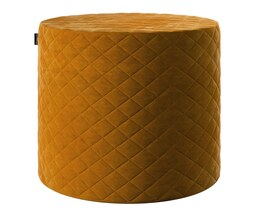 Quiltad puff med fat