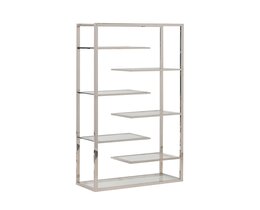 Bokhylla med vikning 90x36x180cm