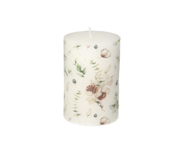 Świeca Bianca 13cm blommor