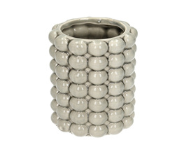 Wazon Mizo 12cm grå oliv