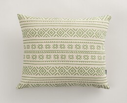 Kuddfodral till kudde Ethno Verde 45x45 cm