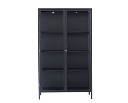 Vitrinskåp Xappa svart