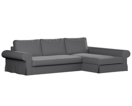 Backabro bäddsoffa med schäslongöverdrag