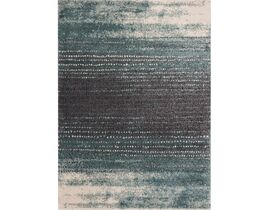 Dywan Modern Blågrön/mörkgrå 160x230cm