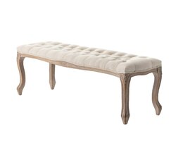 Bänk Isacco creme 114x38x48cm