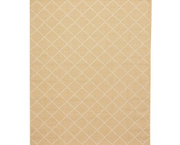 Dywan Lineo honungguld/snövit 160x230cm