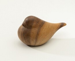 Figur Fågel Mörk I 10x5x6 cm
