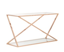 Konsolbord Vertigo roséguld 120x40x80cm