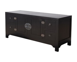 Byrå Modern 137x45x76cm svart
