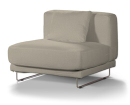 Överdrag till fast soffa, 1-sits, Backösand