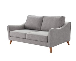 Soffa Venuste grå linne 2-sits