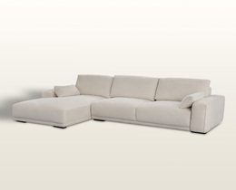 Soffa Silkeborg crème vit vänster