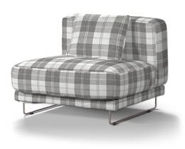 Överdrag till fast soffa, 1-sits, Backösand