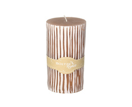 Świeca Renee 15cm brun
