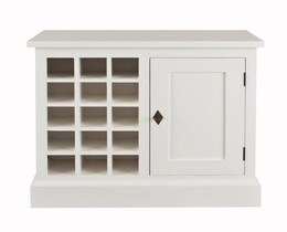 Vinskåp Brighton 85cm vit