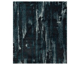 Dywan Softness nära svart/påfågelblå 120x170cm