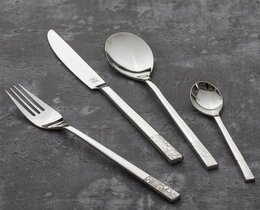 Bestick Fiori Platinum för 6 personer 24 delar