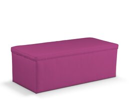 Klädd förvaringslåda