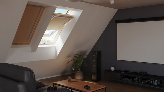
										Mörkläggningsgardiner RoofLITE+
																						