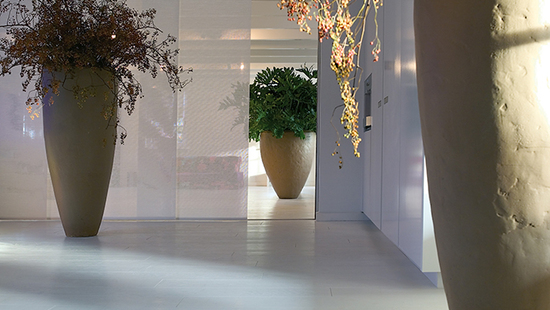 Fritt hängande persienner för inomhusbruk