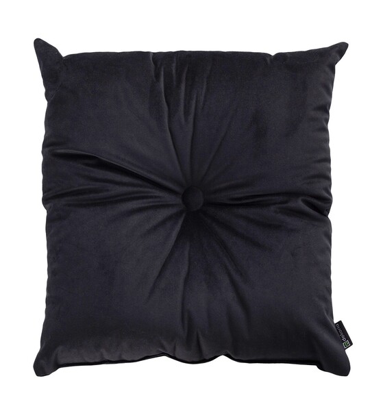 Square Velvet Cushion with Button