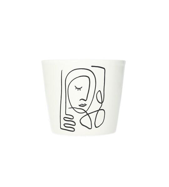 Cover for flower pot Face and 8cm