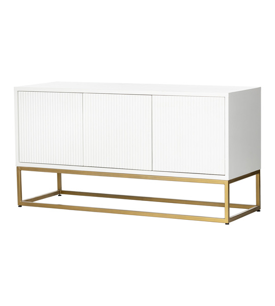 Chest of drawers Wavy white