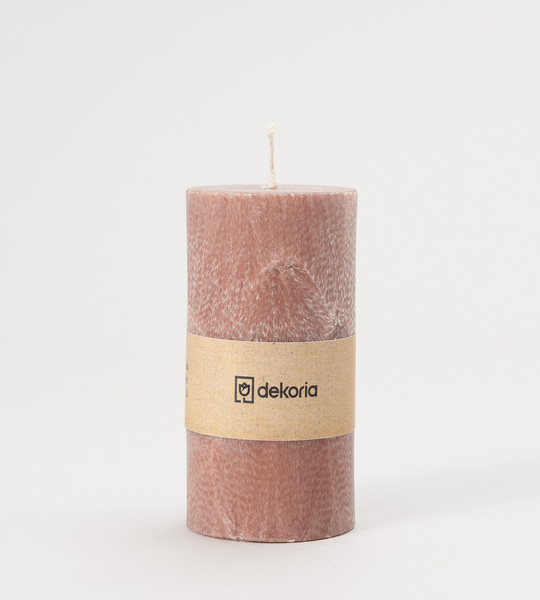 Świeca zapachowa palmowa walec Old Pink