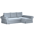 Backabro sofa Bed with Chaise Longue Cover