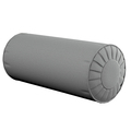 Bolster Cushion with Pleats